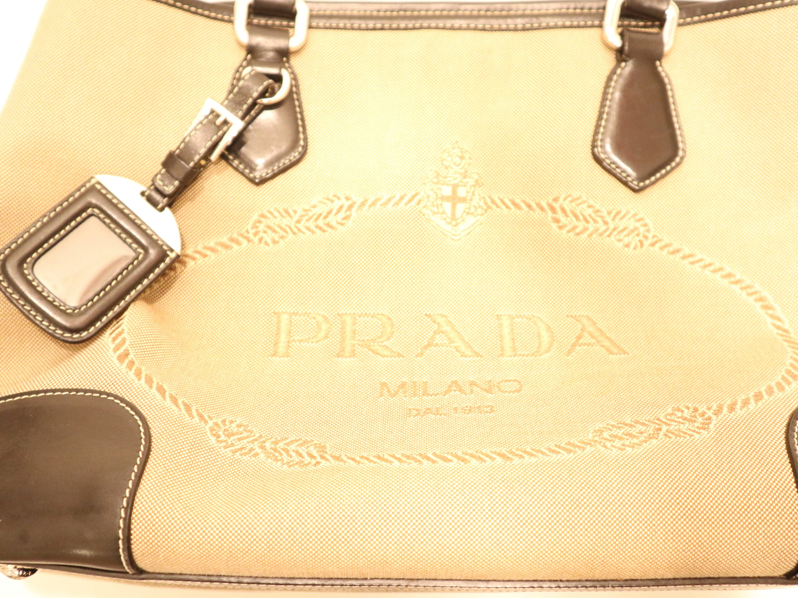 Prada Tasche Beige Schwarz – Luxus Store