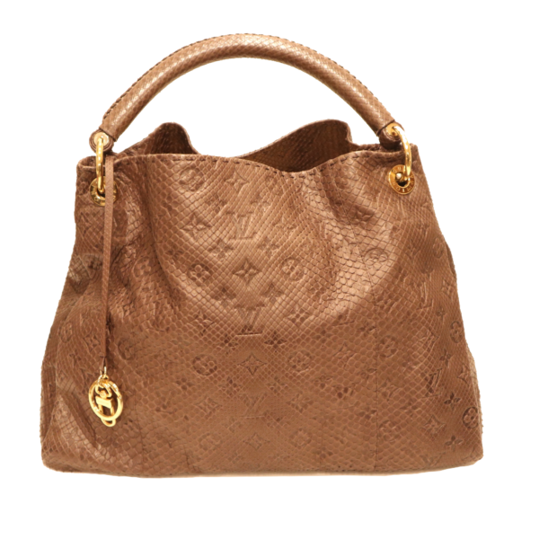 Louis Vuitton Tasche Artsy MM Phyton Leder Braun