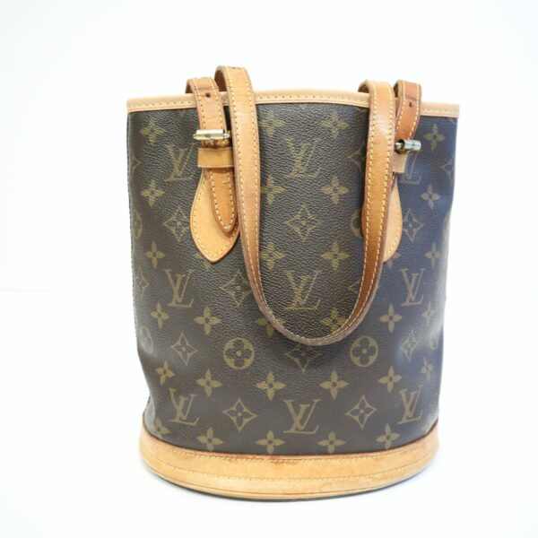 Louis Vuitton Tasche Bucket PM Eimer Monogram Canvas braun