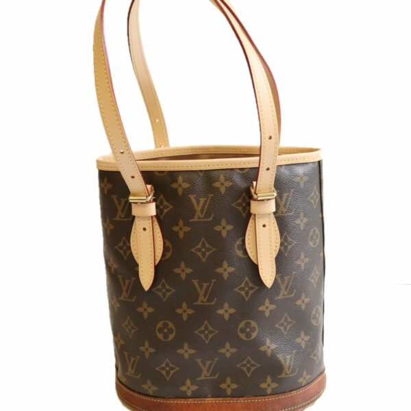 Louis Vuitton Tasche Bucket PM Eimer Monogram Canvas braun