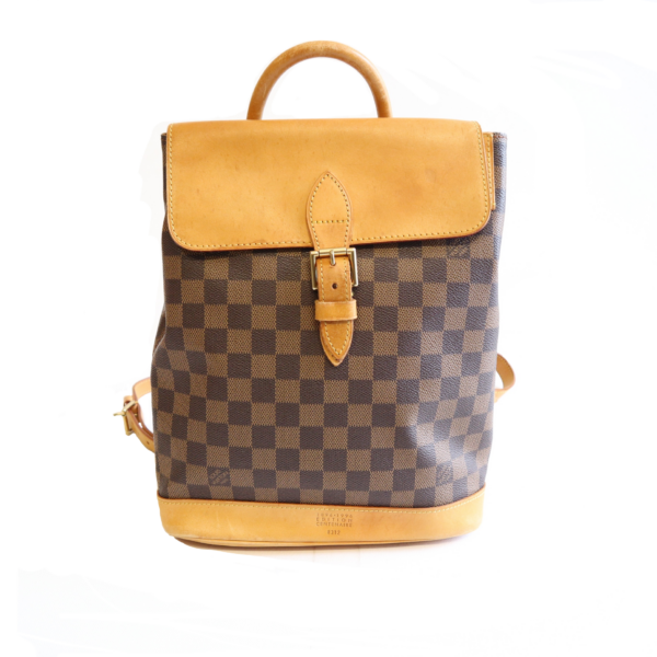 Louis Vuitton Rucksack Arlequin Soho Centenaire Damier Ebene Braun