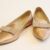 Jimmy Choo Ballerinas Gold Gr. 37