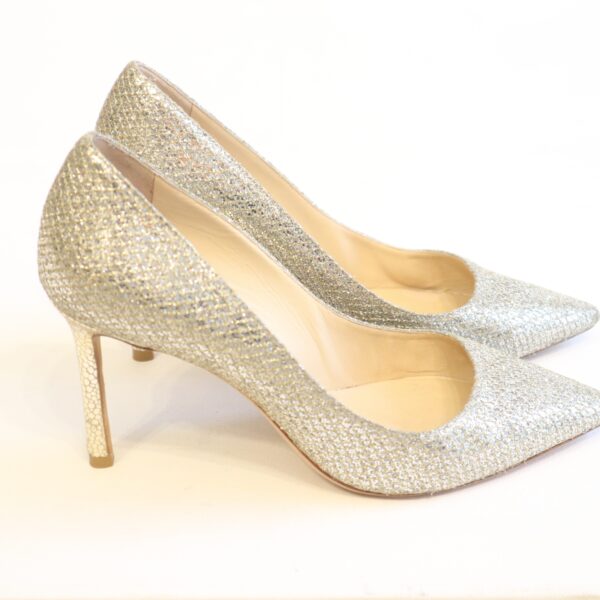 Jimmy Choo Pumps Glitzer Gr. 36 1/2