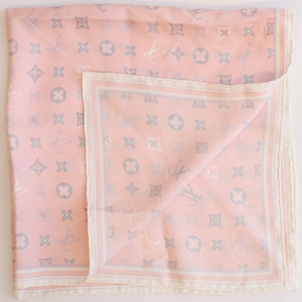 Louis Vuitton Seidentuch Monogram Rosa