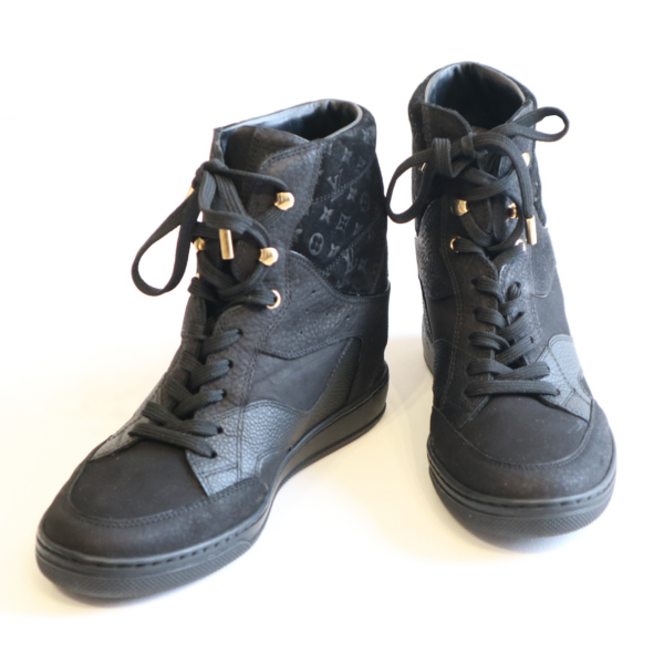 Louis Vuitton Sneaker Schwarz Gr. 38