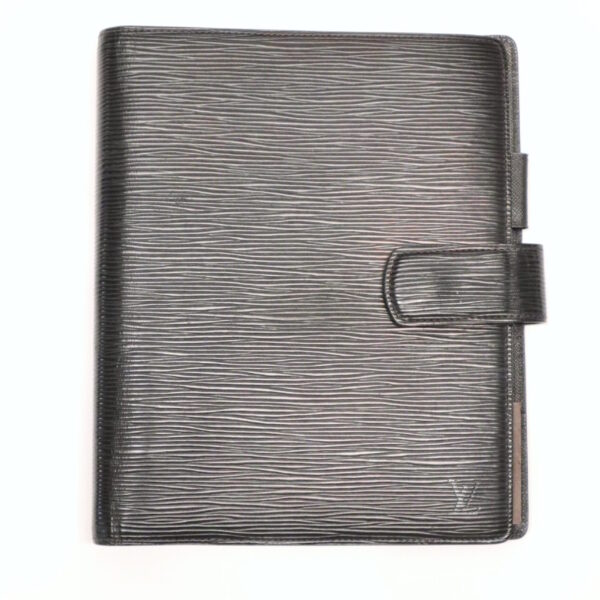 Louis Vuitton Kalender Terminplaner Agenda MM Epi Leder schwarz