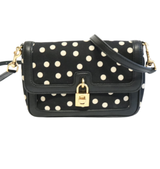 Dolce & Gabbana Tasche schwarz / gepunktet