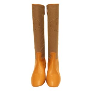 Prada Stiefel cognac / beige Gr. 40