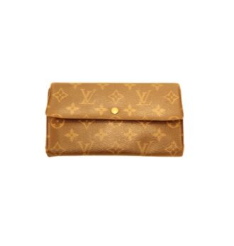 Louis Vuitton Geldbörse Portefeuille Emily Monogram Canvas Braun