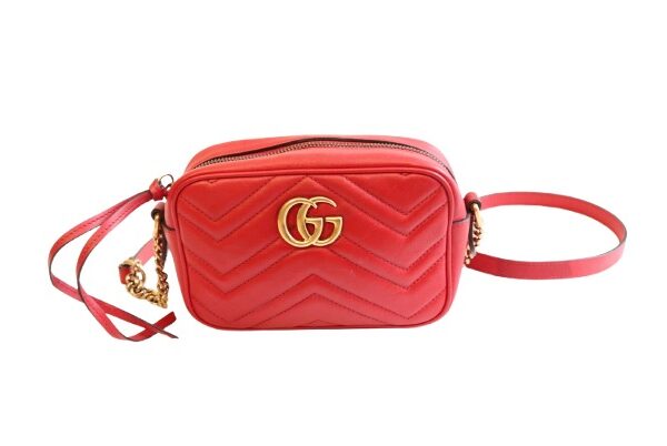 Gucci Tasche GG Marmont Mini rot