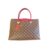 Louis Vuitton Tasche Riverside Damier Ebene braun / rot