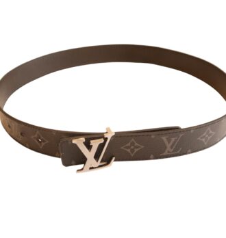 Louis Vuitton Wendegürtel Monogram Eclipse Canvas schwarz / grau