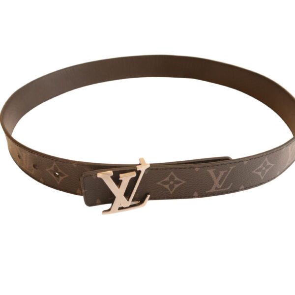 Louis Vuitton Wendegürtel Monogram Eclipse Canvas schwarz / grau