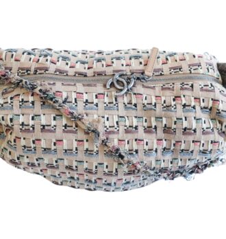 Chanel Hobo Strick-/Flechttasche (Woven / Crochet / Knitting Bag) beige