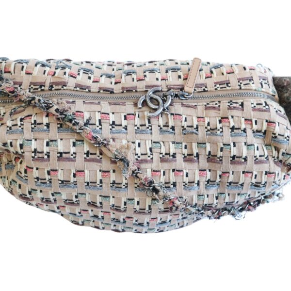 Chanel Hobo Strick-/Flechttasche (Woven / Crochet / Knitting Bag) beige