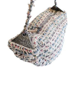 Chanel Hobo Strick-/Flechttasche (Woven / Crochet / Knitting Bag) beige