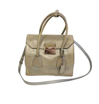 Prada Handtasche schlamm-grau