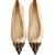 Valentino Garavani Ballerinas ecru / schwarz / gold