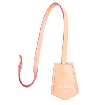 Louis Vuitton Anhänger Schlüsselglocke Leder rosa